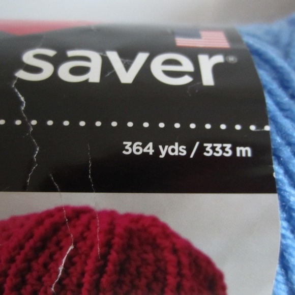 Red Heart Yarn lot of two Blue/Buff Fleck;‎ NWT - Picture 11 of 13